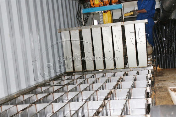 Máy Làm Đá Bình Chứa Tự Động 220V 380V 410V 415V 440V 460V Dành Cho Bán Hải Sản Tươi Sống Nước Đá