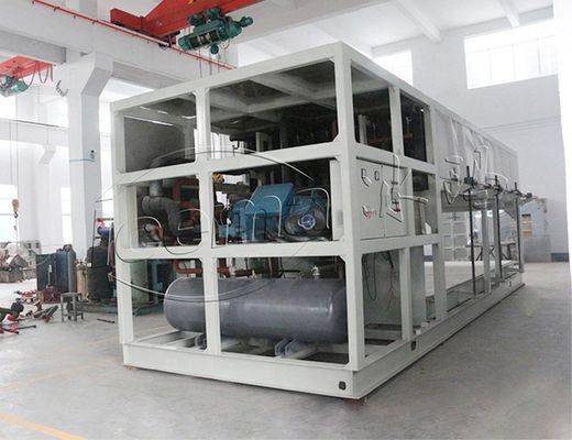 Máy làm đá khối làm mát trực tiếp R22 R404A Nước ngọt 10 tấn công nghiệp