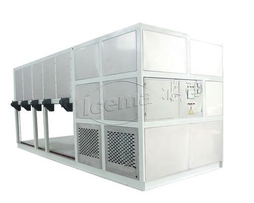 Máy làm đá khối làm mát trực tiếp R22 R404A Nước ngọt 10 tấn công nghiệp
