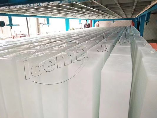 6450*2360*2530mm L*W*H Máy làm khối băng khô với công suất hàng ngày 1-10 tấn
