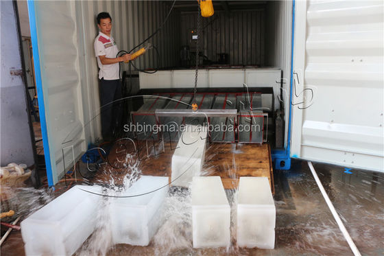 Máy làm đá khối nước muối 10T 380V 3P