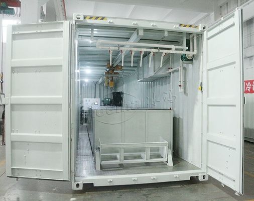 Máy Làm Đá Bình Chứa Tự Động 220V 380V 410V 415V 440V 460V Dành Cho Bán Hải Sản Tươi Sống Nước Đá