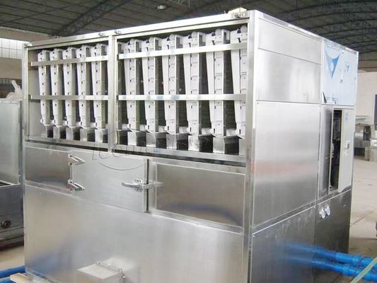 Máy làm đá viên tự động Công nghiệp 8T / 24h dành cho quán cà phê Nhà máy sản xuất nước đá công nghiệp đồ uống