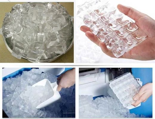 Máy làm đá viên tự động Công nghiệp 8T / 24h dành cho quán cà phê Nhà máy sản xuất nước đá công nghiệp đồ uống