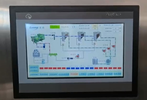 Máy Làm Đá Công Nghiệp 3T/24h Tự Động Khối Đá Lớn Cho Quán Cà Phê / Đồ Uống / Công Nghiệp / Nhà Máy Nước Đá