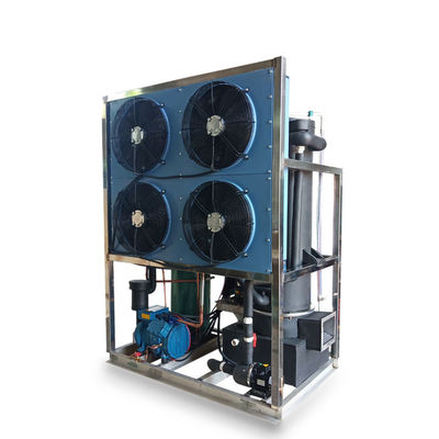 Ống máy làm đá 8T với thiết bị bay hơi bằng thép không gỉ 8000kg