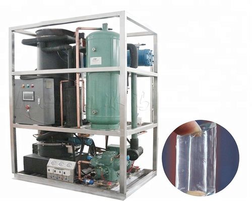 Máy làm băng ống công nghiệp 3T / ngày CE thương mại Hệ thống làm băng ống để giữ tươi