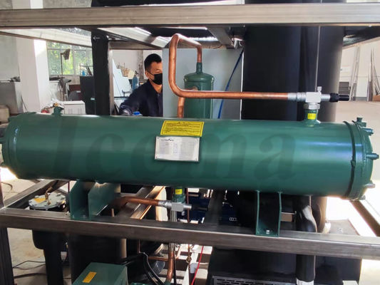 Máy làm đá ống thương mại 15 tấn / 24 giờ bằng thép không gỉ