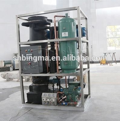 Máy ống băng / máy làm ống băng công nghiệp bán nóng được sử dụng trong nhà máy làm đá
