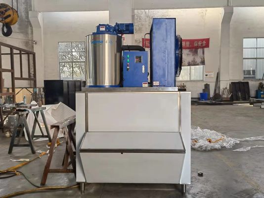 Máy làm đá vảy nước ngọt 2T 380V/220V có ngăn chứa đá