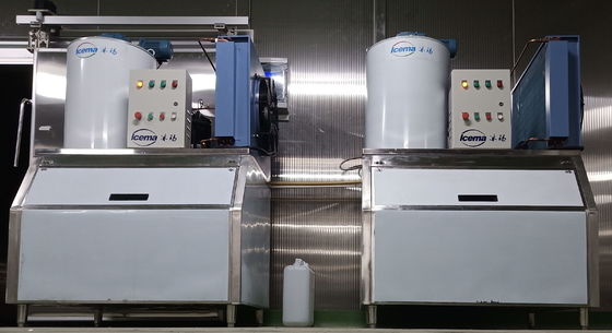 Máy làm đá vảy nước ngọt 2T 380V/220V có ngăn chứa đá