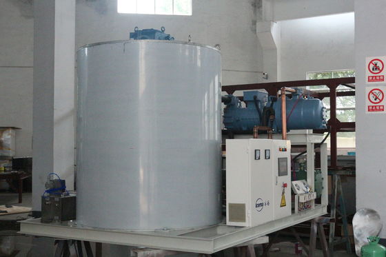 Máy làm đá vảy nước ngọt 20 tấn Làm mát trực tiếp
