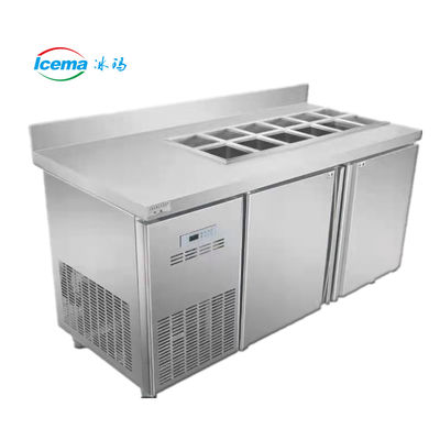 Giá tốt Bàn làm việc có rãnh làm mát bằng không khí Tủ lạnh Nước giải khát 120L trực tuyến