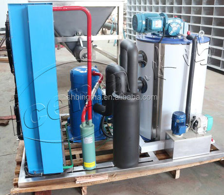 Máy làm đá vảy nước ngọt 30 tấn 220V công nghiệp tự động