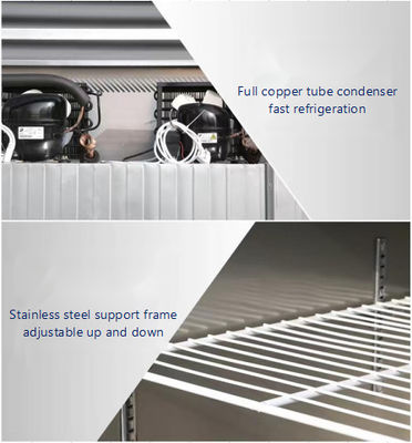 1350L Tủ lạnh thương mại / Tủ đông nhà bếp / Tủ lạnh siêu lớn cho nhà hàng