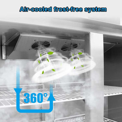 Tủ lạnh bàn làm việc nhà bếp 780L có bốn cửa
