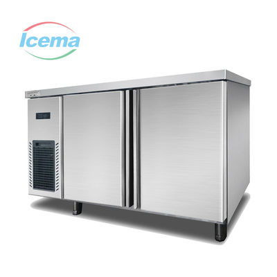 Thép không gỉ hai cửa nắp tủ đông lạnh 150 lbs thẳng đứng tủ lạnh tủ đông