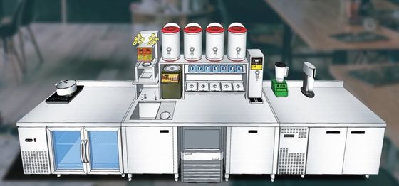 Cửa kép 10A hiệu quả đứng cạnh nhau tủ lạnh với kệ nội thất điều chỉnh