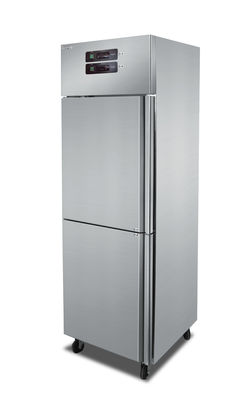 Tủ Lạnh Upright 2 Cửa 0-8 Độ Tủ Lạnh Side By Side Inox 400 Lít Cho Nhà Hàng