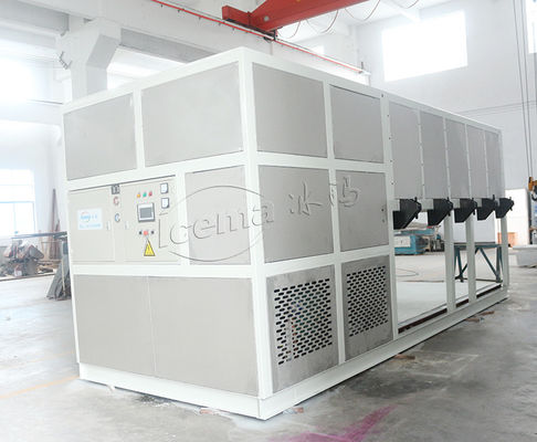 Máy làm lạnh trực tiếp bằng khối băng với 1 chất lỏng làm mát R22 / R404A Giới hạn khuôn băng 380 * 180 * 1000mm 6450 * 2360 * 2530mm