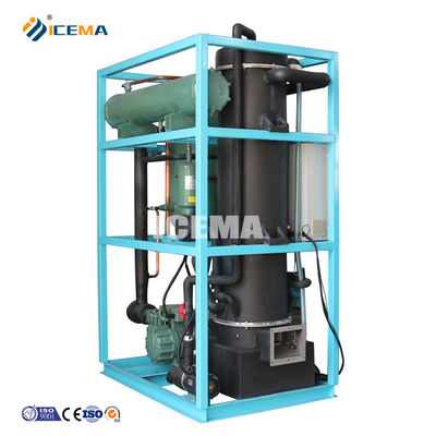 R404 chất làm lạnh 1T-40T Máy băng ống tự động cho thương mại và công nghiệp