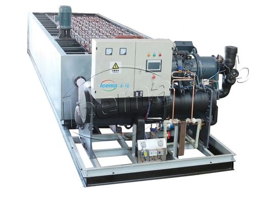 Máy làm khối băng chuyên nghiệp với hoạt động tự động và sản lượng hàng ngày 5 tấn