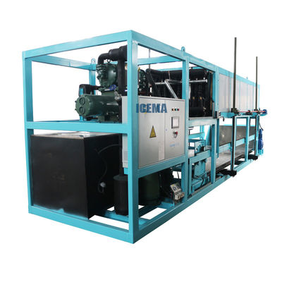 Thời gian sử dụng dài Máy làm khối băng công nghiệp cho sản xuất băng đánh cá