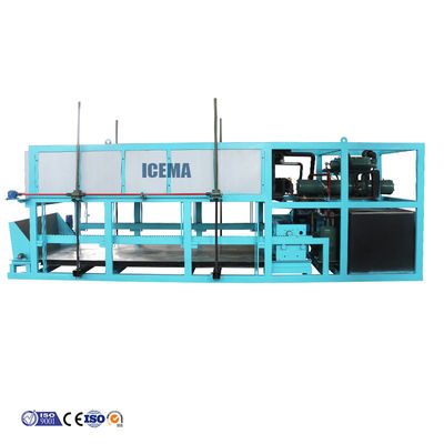 Thời gian sử dụng dài Máy làm khối băng công nghiệp cho sản xuất băng đánh cá