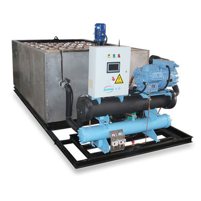 19.75KW Nhiều chức năng 2T 5T 10T 20T Băng đá khối nước mặn cho 5000 kg sản xuất băng
