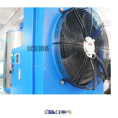 3.6KW Công nghiệp Máy sản xuất băng nhỏ xíu di động cho cá 1T / 2T / 3T / 5T Máy làm băng nhỏ xíu