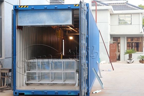 RefComp máy nén 31.25KW 8T Container Block Ice Machine có thể tháo rời cho cảng và bến cảng