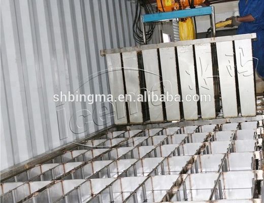 RefComp máy nén 31.25KW 8T Container Block Ice Machine có thể tháo rời cho cảng và bến cảng