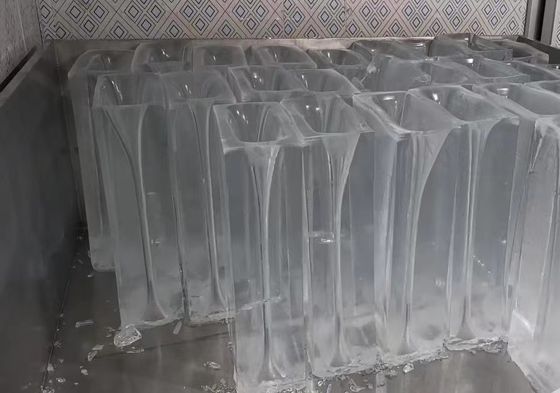 Máy làm băng công nghiệp 10T/24H với làm mát trực tiếp và chất làm lạnh R404A/R22