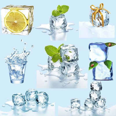 300kg/24h Output Cube Ice Maker Stainless Steel thích hợp cho đồ uống có cồn