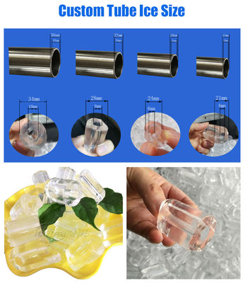 Máy làm băng ống 15 tấn Máy nước tự động / Bộ ngưng tụ bay hơi cho ngành công nghiệp đồ uống