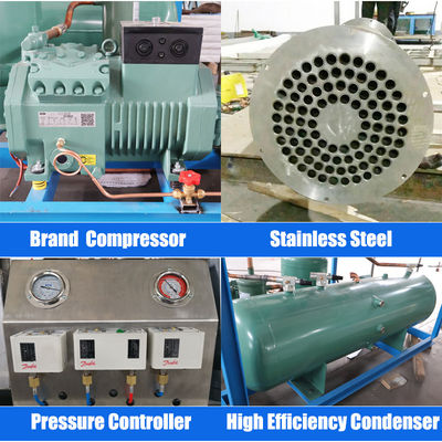 Máy làm băng ống thép không gỉ 8 tấn Output tự động 10T/24H Tùy chọn tùy chỉnh