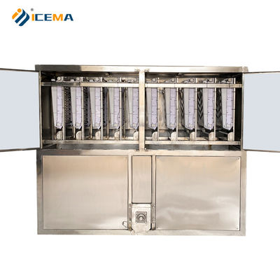 Máy chế tạo khối băng công nghiệp với lưới băng 19X21X6 và tốc độ làm băng 12-17 phút