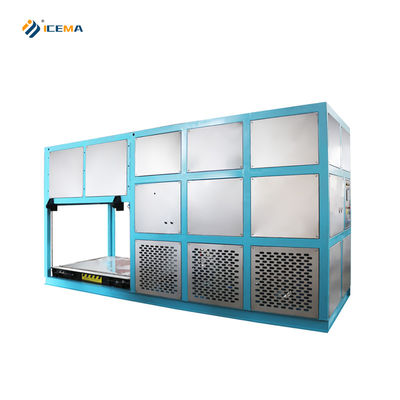 Tiết kiệm năng lượng 3T Công nghiệp máy làm khối băng với 380V / 3P / 50hz nguồn cung cấp điện
