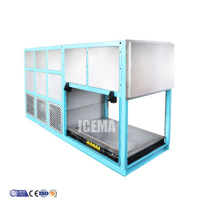 Tiết kiệm năng lượng 3T Công nghiệp máy làm khối băng với 380V / 3P / 50hz nguồn cung cấp điện