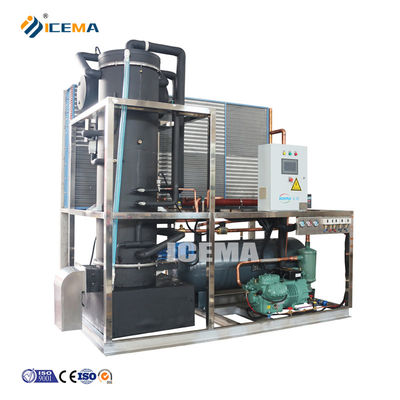 Máy chế tạo ống băng 8T hoàn toàn tự động ICEMA với dung lượng lưu trữ băng tùy chỉnh
