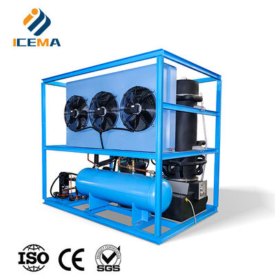 Máy làm băng ống ICEMA Máy sản xuất hàng ngày tùy chỉnh 1T-30T Thích hợp để bán băng Bars Khách sạn có thể được cung cấp với máy đóng gói túi băng
