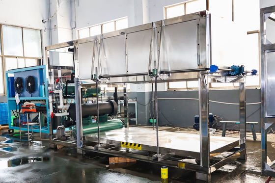 Icema công nghiệp khối máy làm đá sản lượng 1t-30t cho thương mại