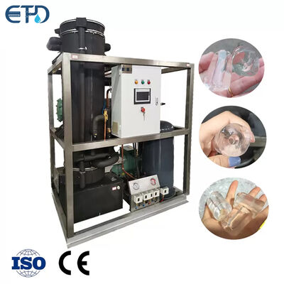 mua Máy làm băng ống công nghiệp Philippines 2T/24H Máy làm băng ống khô nhỏ cho đồ uống lạnh Máy làm băng ống bán sản xuất trực tuyến