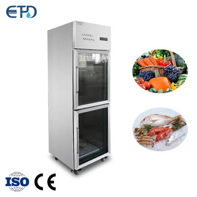 mua Tủ Lạnh Upright 2 Cửa 0-8 Độ Tủ Lạnh Side By Side Inox 400 Lít Cho Nhà Hàng sản xuất trực tuyến