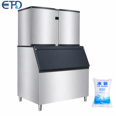 mua 220-240V R404a / R507a Máy làm khối băng thương mại Bảo trì dễ dàng sản xuất trực tuyến