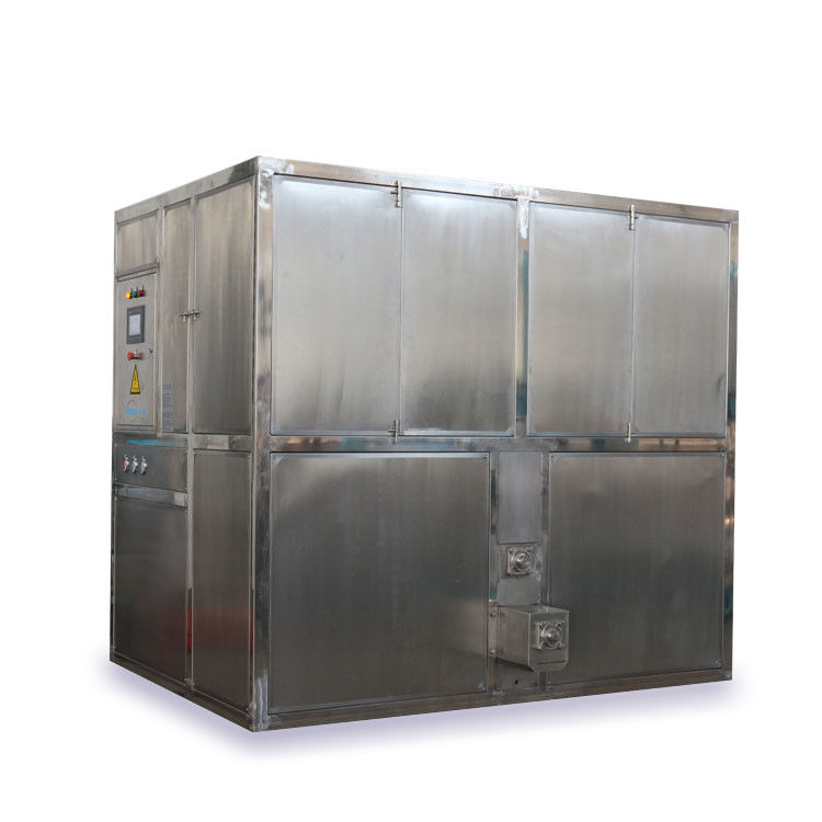 Máy làm đá viên tự động Công nghiệp 8T / 24h dành cho quán cà phê Nhà máy sản xuất nước đá công nghiệp đồ uống
