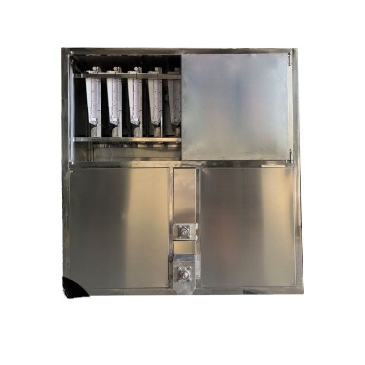 22 * 22 * 22mm Ice Cube Size Máy làm đá công nghiệp với hệ thống điều khiển vi tính