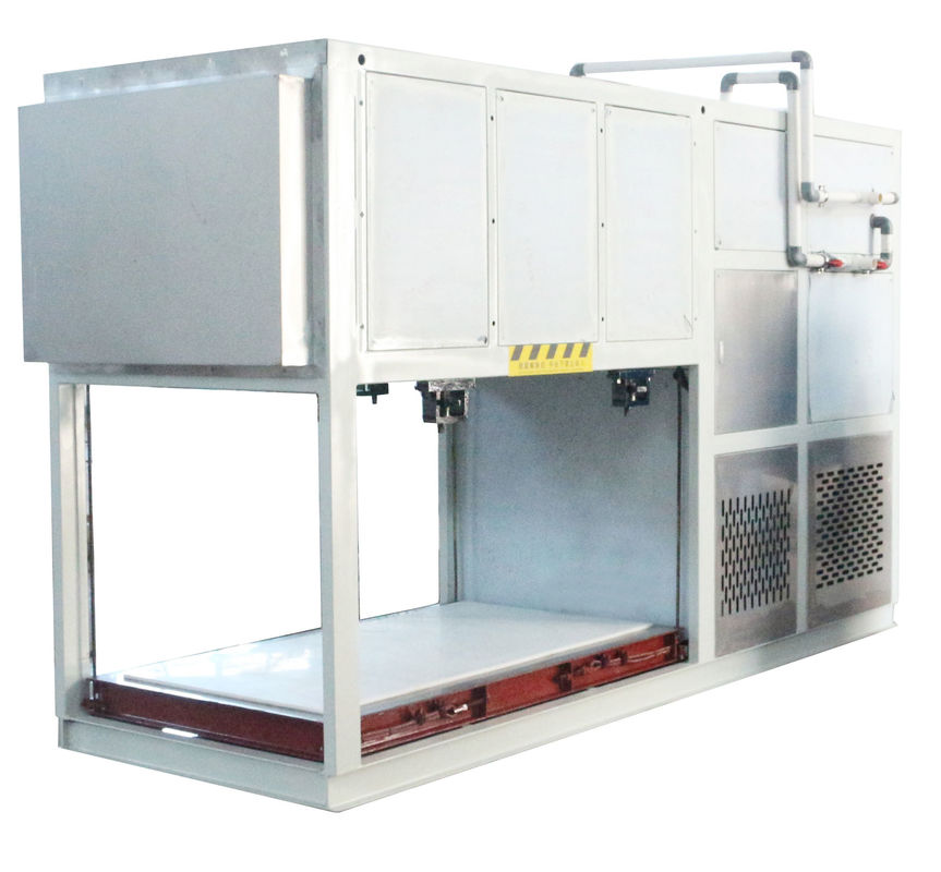 Sản xuất băng công nghiệp Máy làm băng bằng thép không gỉ 400 kg với làm mát trực tiếp