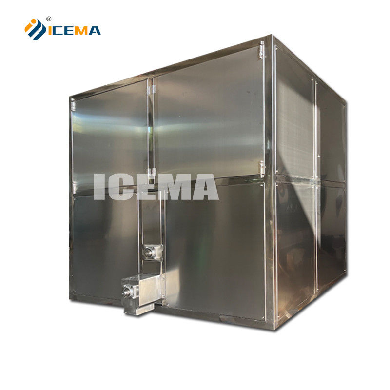 Máy làm đá 2T Công nghiệp 1860W Máy làm đá tinh thể để lưu trữ băng 2TON Lợi ích