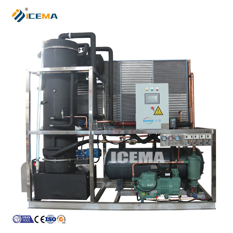 Máy chế tạo ống băng 8T hoàn toàn tự động ICEMA với dung lượng lưu trữ băng tùy chỉnh